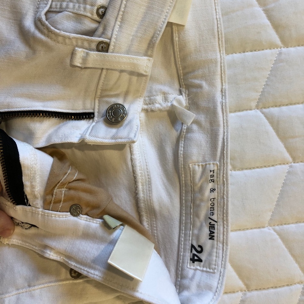 Rag & Bone white jeans